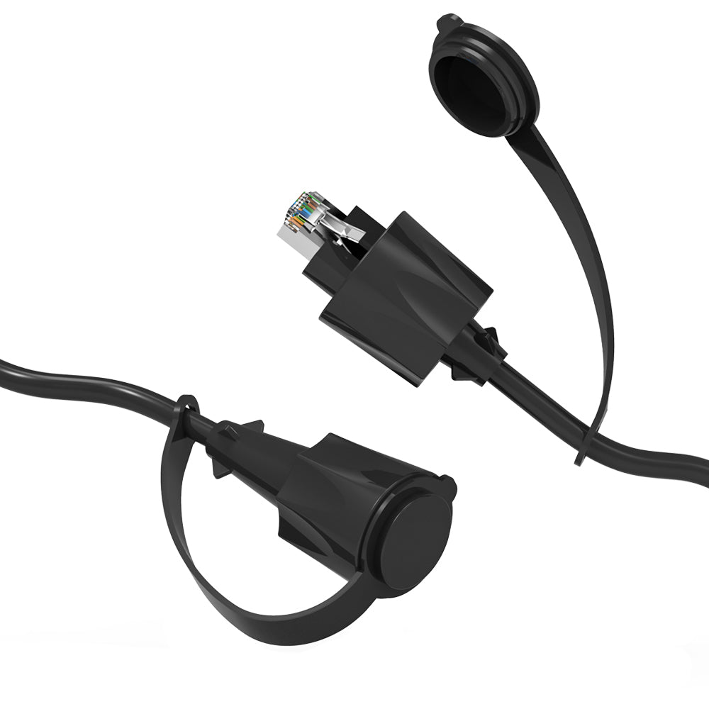 CAT6 SFTP Industrial Outdoor Patch Cable w/Dust Cap