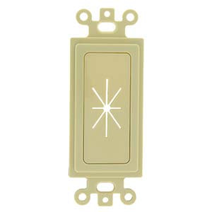 Decor Insert with Flexible Opening