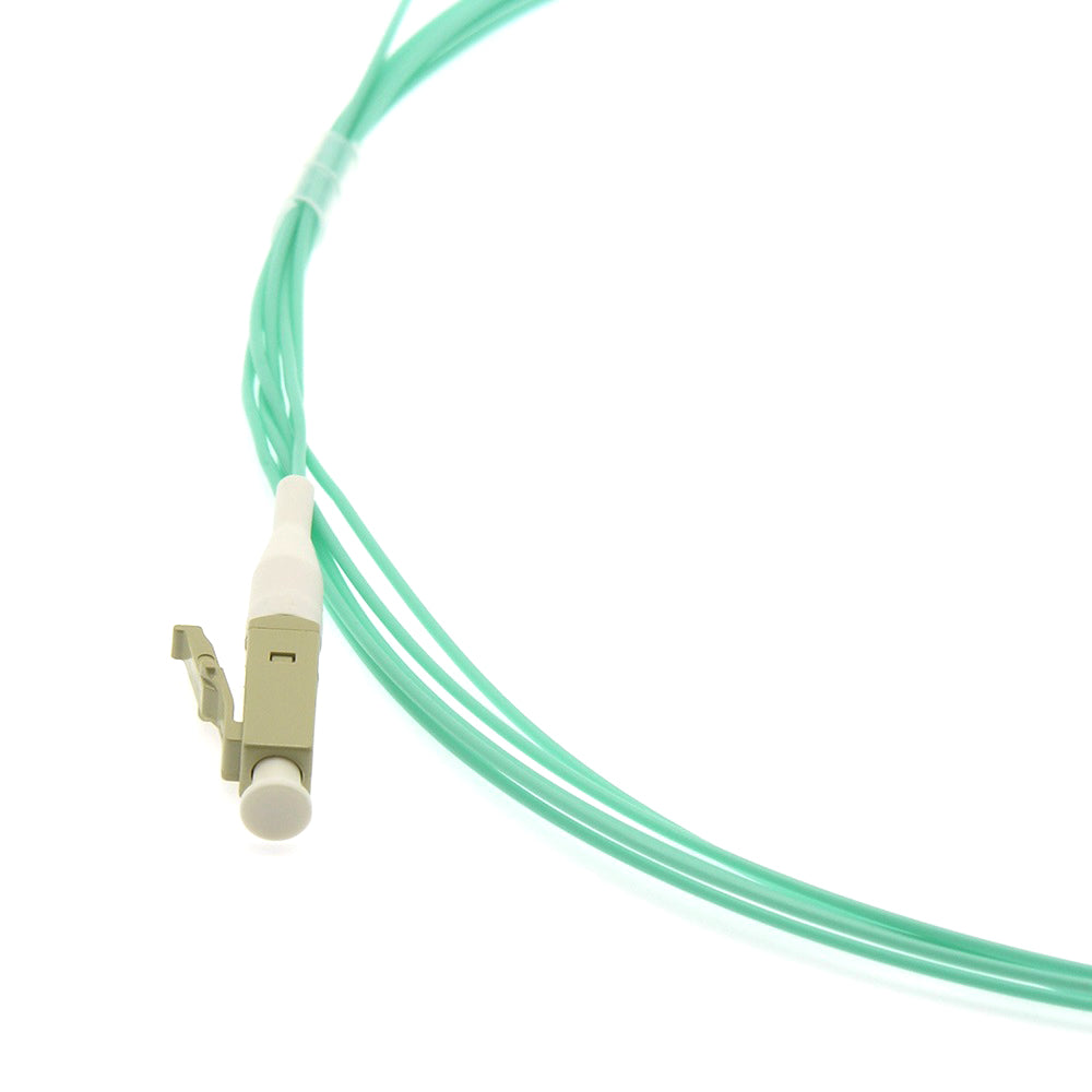 LC/UPC OM4 Multimode OFNR Pigtail 10-Pack