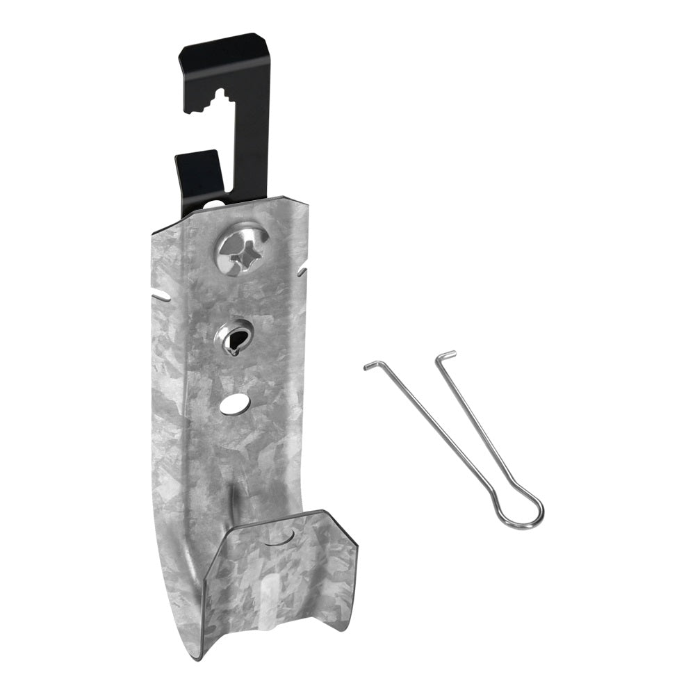 Bat Wing J Hook with Retaining Clip, 50-Pack
