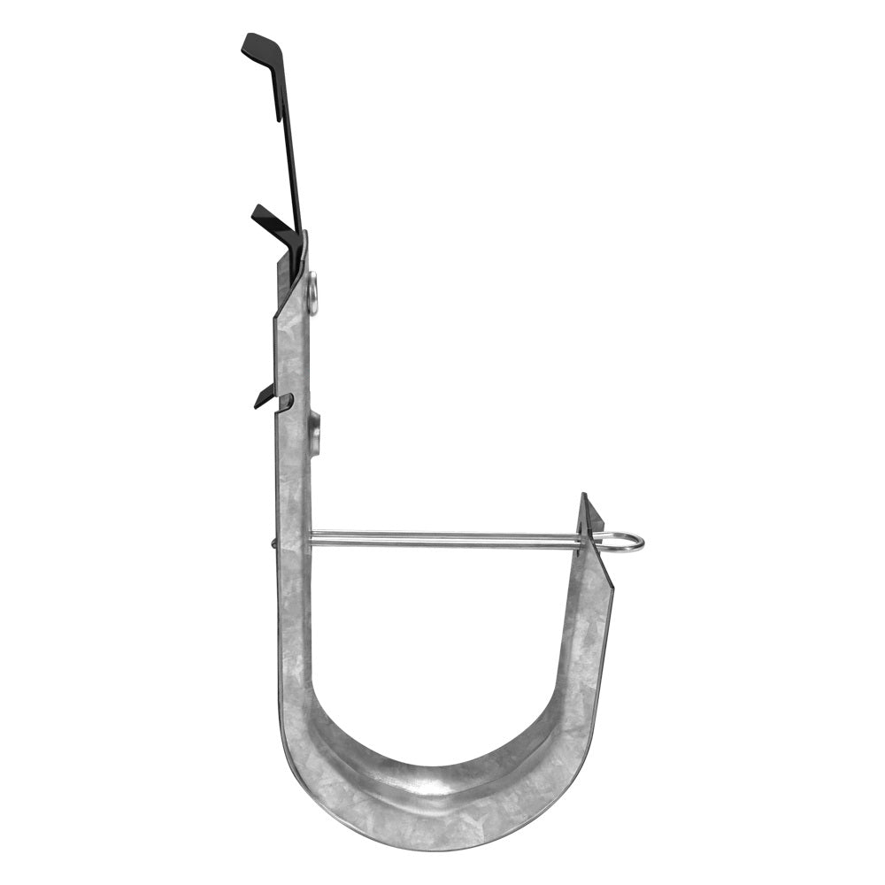 Bat Wing J Hook with Retaining Clip, 50-Pack