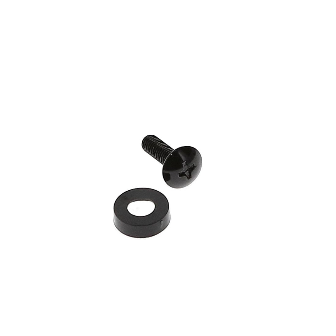 10-32 Rack Screws and Washers, Black 100-Pack
