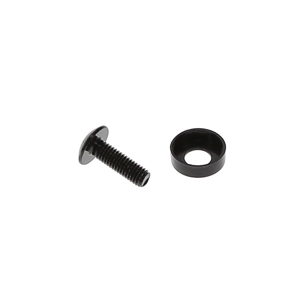 10-32 Rack Screws and Washers, Black 100-Pack