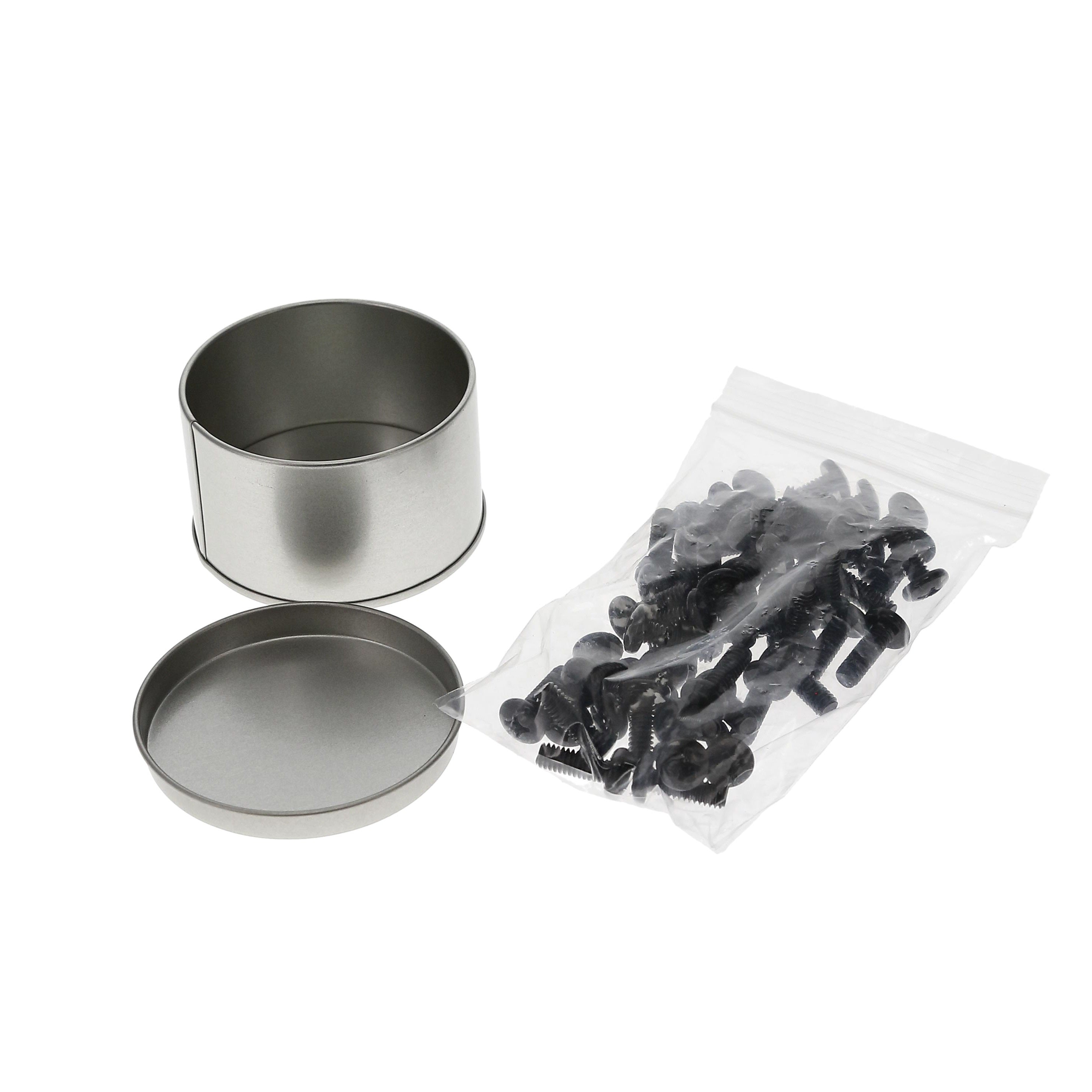 12-24 Rack Screws, Black 50-Pack