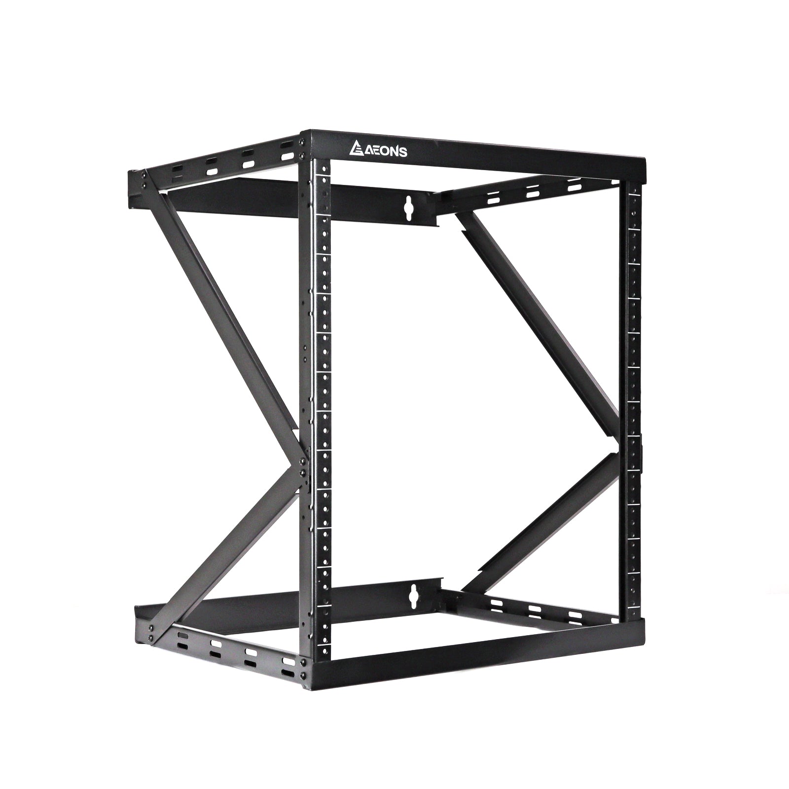 2-Post Wall Mount Open Frame, 18'