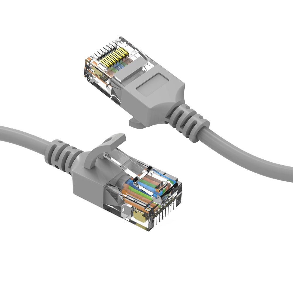 CAT6A UTP Slim Ethernet Network Booted Cable 28AWG