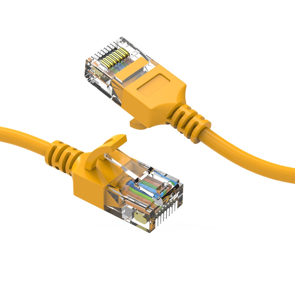 CAT6A UTP Slim Ethernet Network Booted Cable 50 Feet 28AWG
