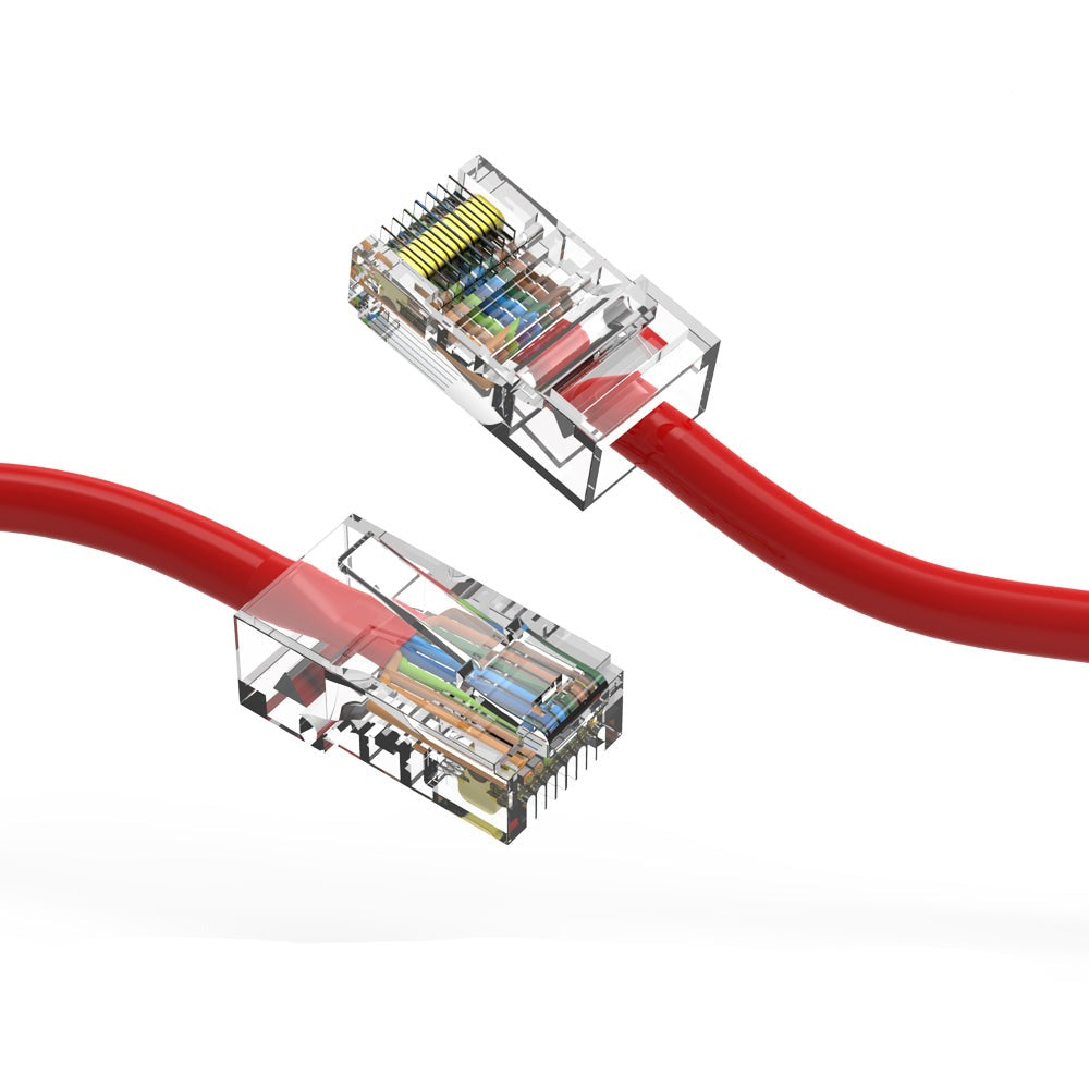 CAT5E UTP Ethernet Network Non Booted Cable 12-200 Feet