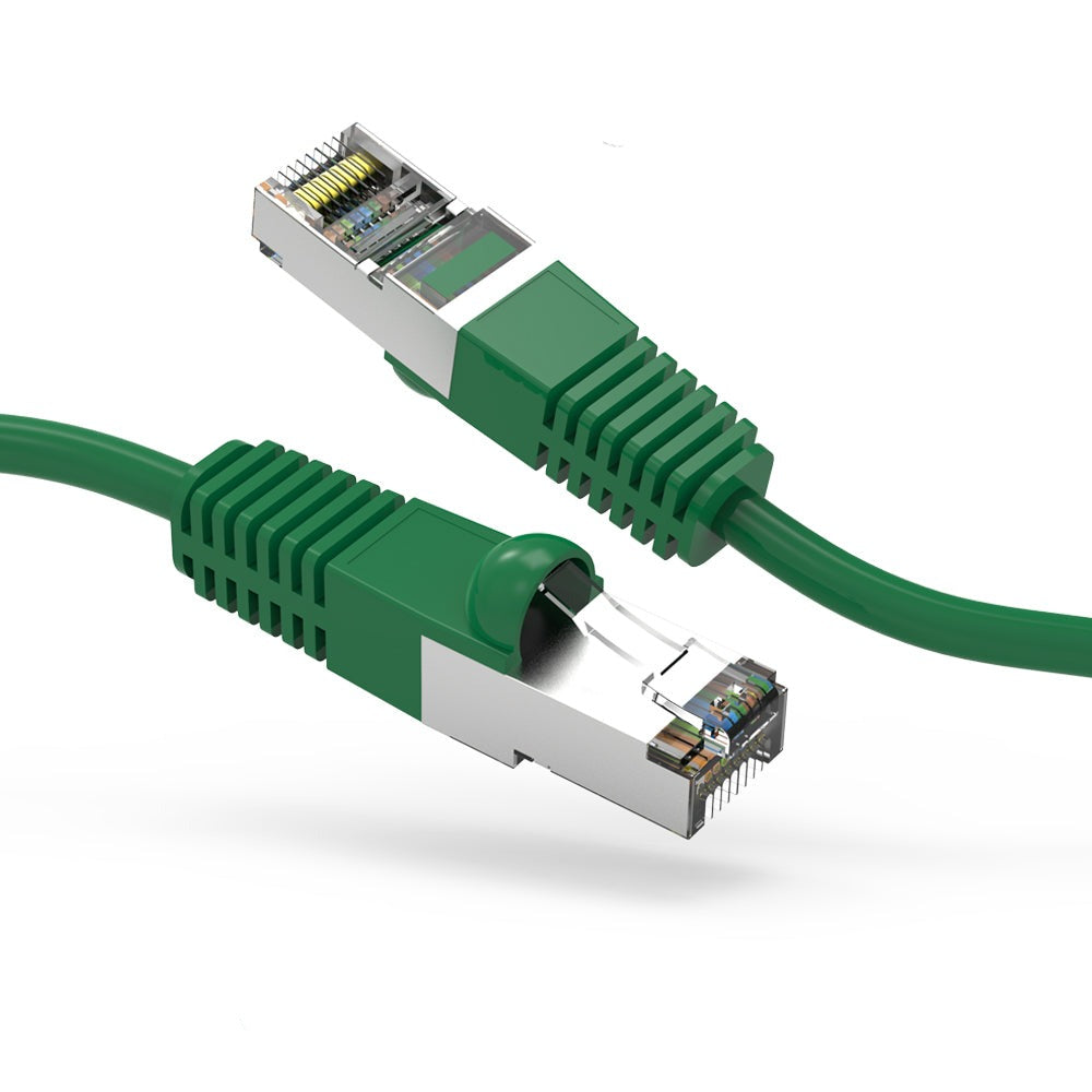 CAT5E Shielded (FTP) Ethernet Network Booted Cable 15-200 Feet