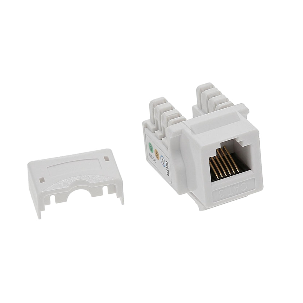 RJ11/12 (CAT3) 110 Type Keystone Jack