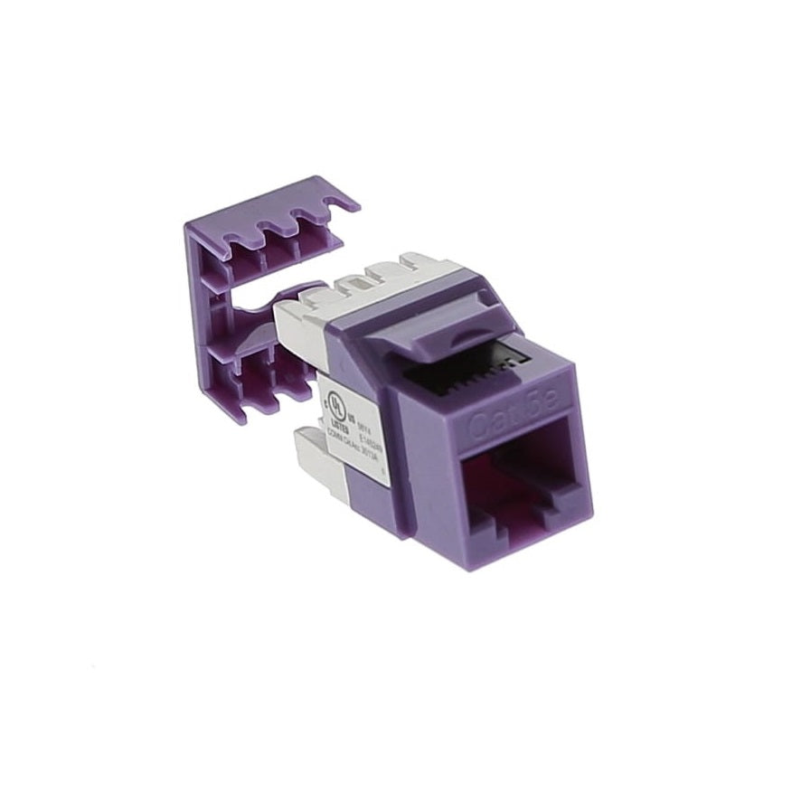 CAT5E RJ45 110 Type 180° Keystone Jack