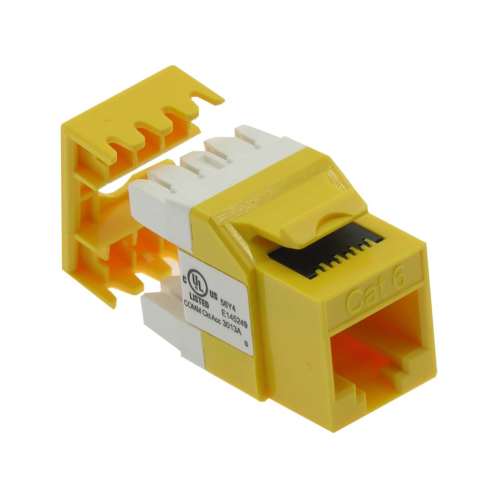 CAT6 RJ45 110 Type 180° Keystone Jack