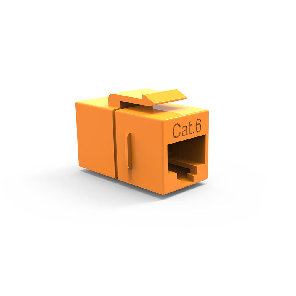 CAT6 Inline Coupler w/Keystone Latch