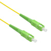 SC/APC-SC/APC Singlemode Simplex OFNR 3.0mm Fiber Optic Patch Cable SC/APC-SC/APC Singlemode Simplex OFNR 3.0mm Fiber Optic Patch Cable