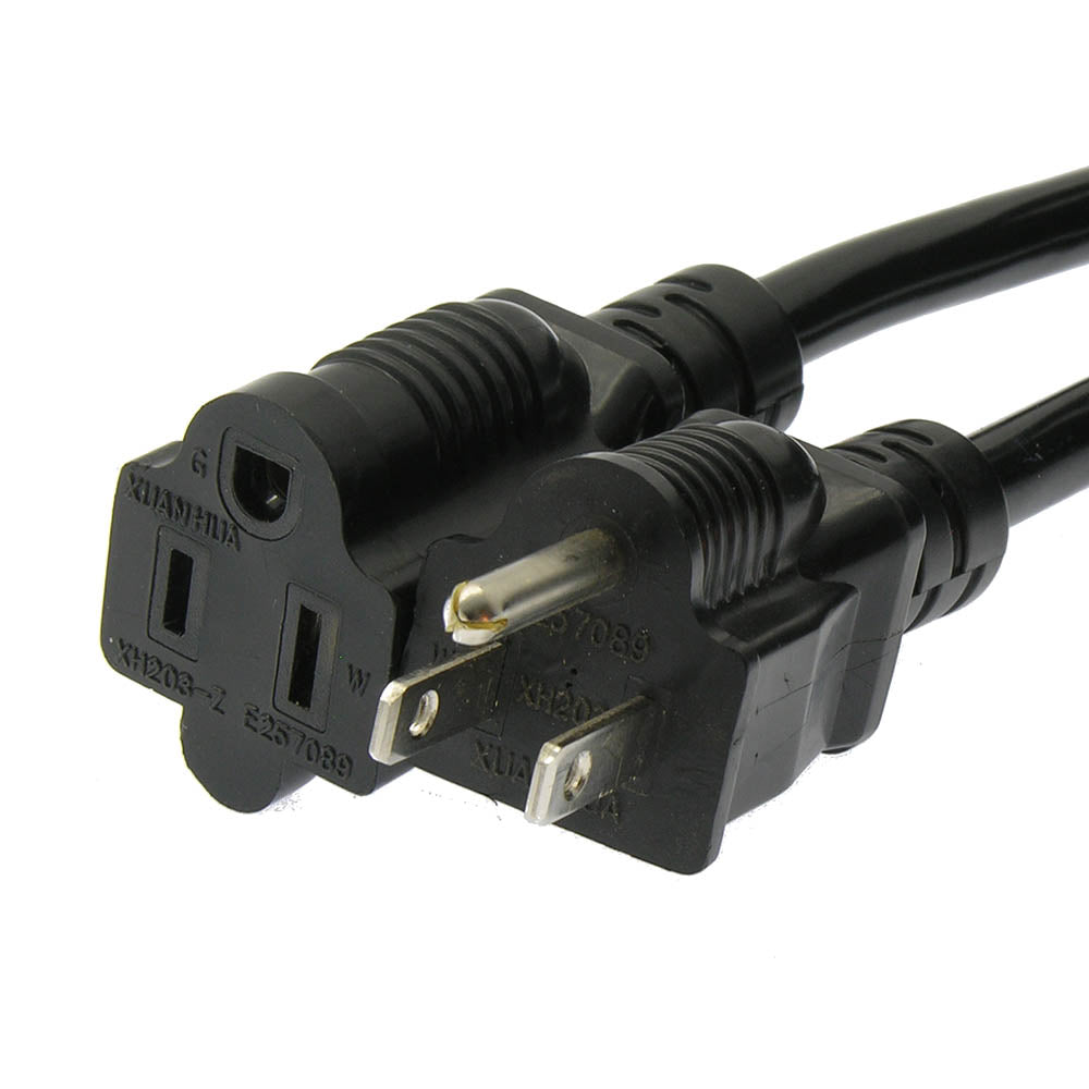 Power Cord 5-15P to 5-15R SJT 16/3