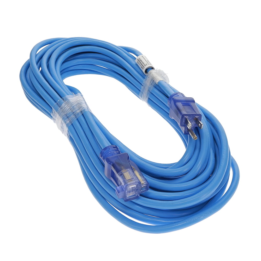 14/3 SJTW Power Extension Cord Lighted Clear Plug