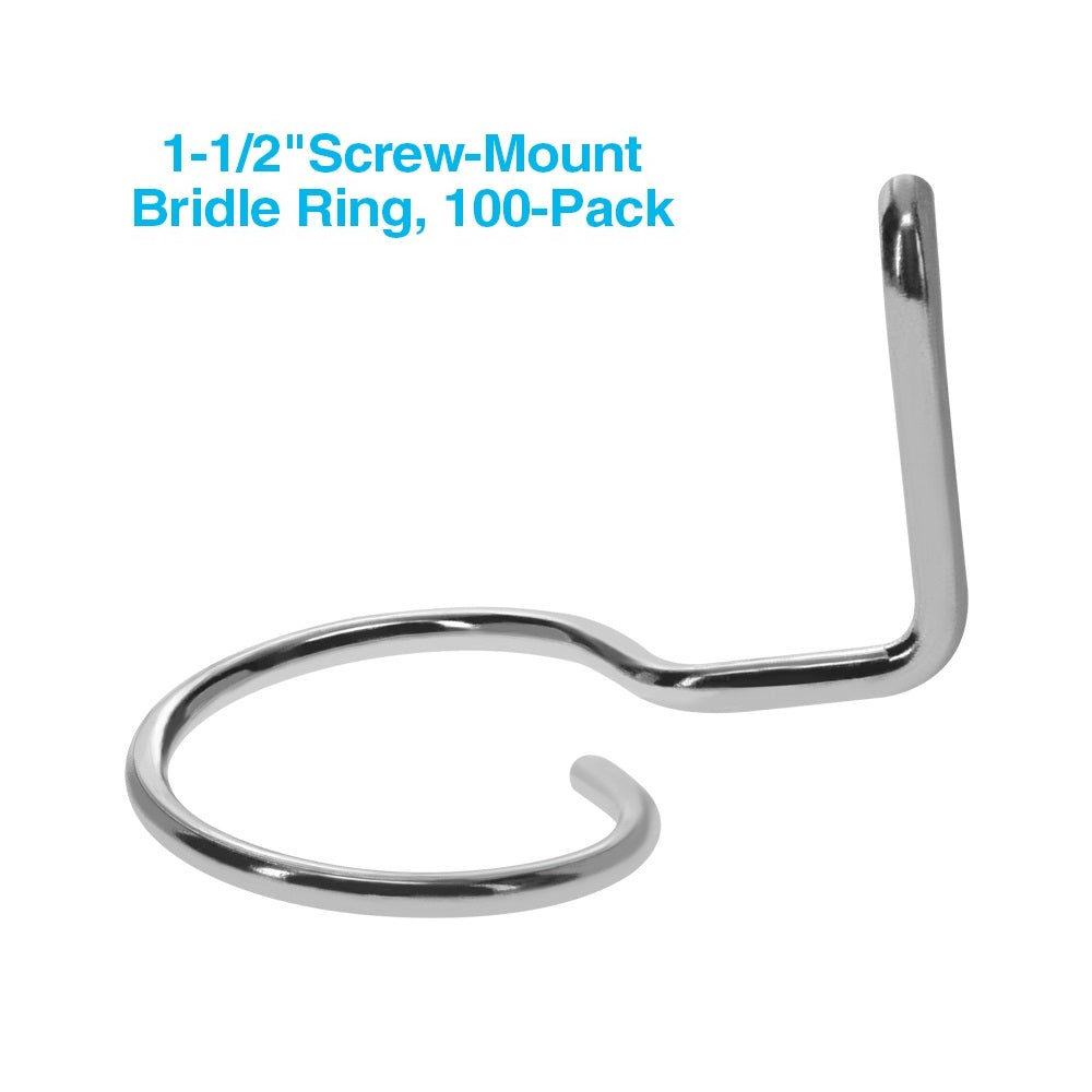 Screw-Mount Bridle Ring, 100-Pack