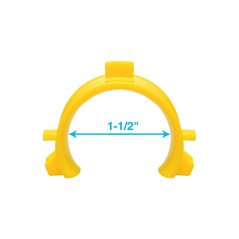 Snap-on Bridle Ring Data-Cable Saddle, 100-Pack