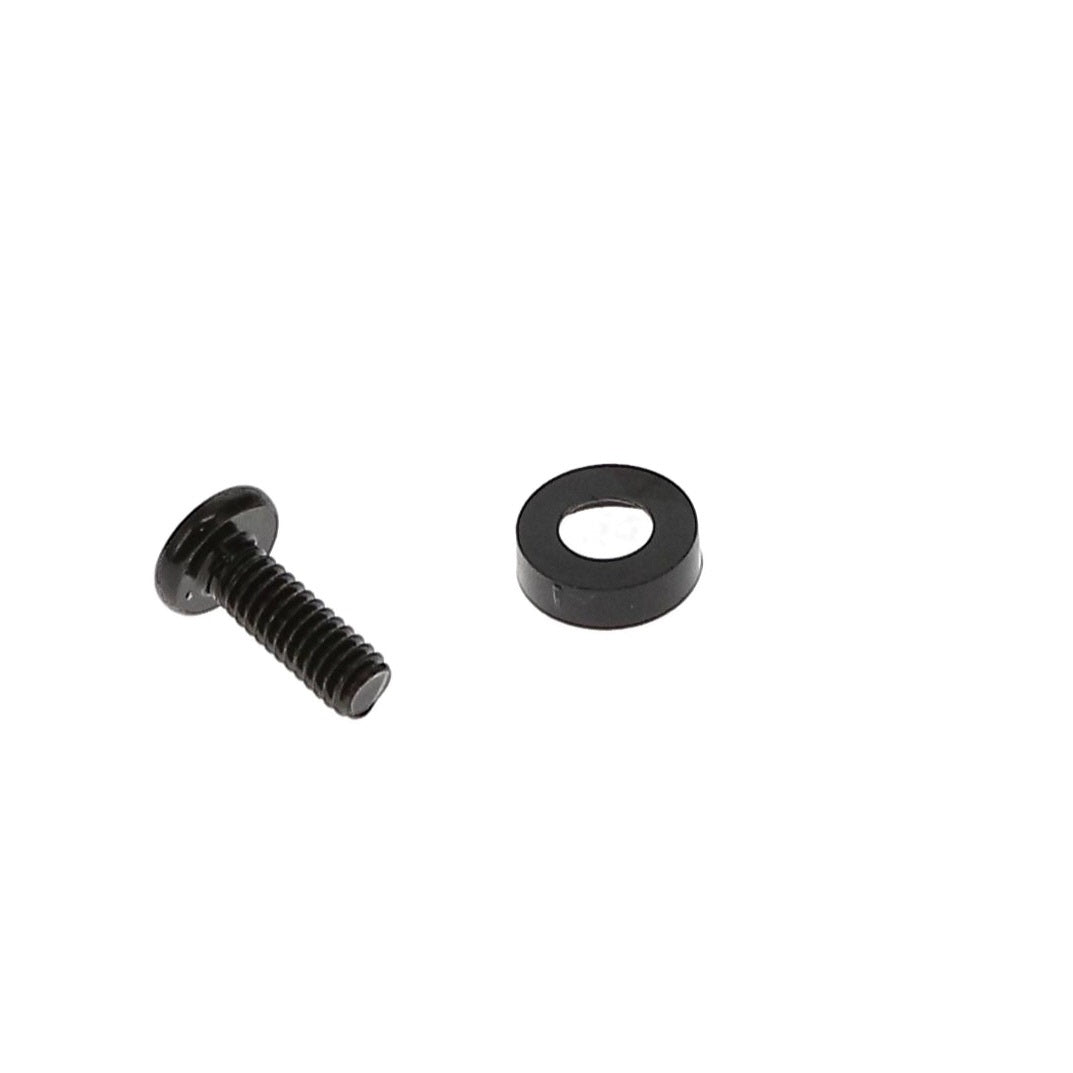 12-24 Rack Screws and Washers, Black 100-Pack