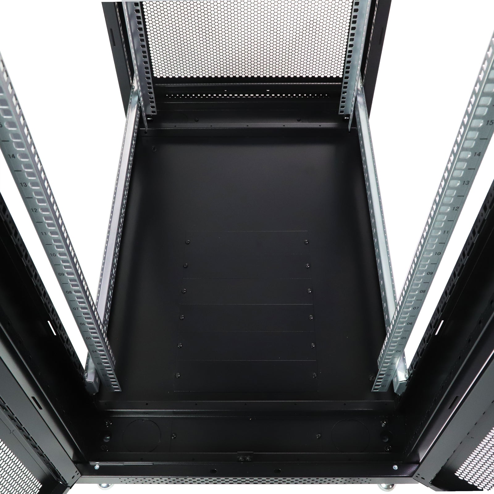 Move Server From Rack Encloser 42U G Series Server Network Rack Enclosure Vented Door 39.5