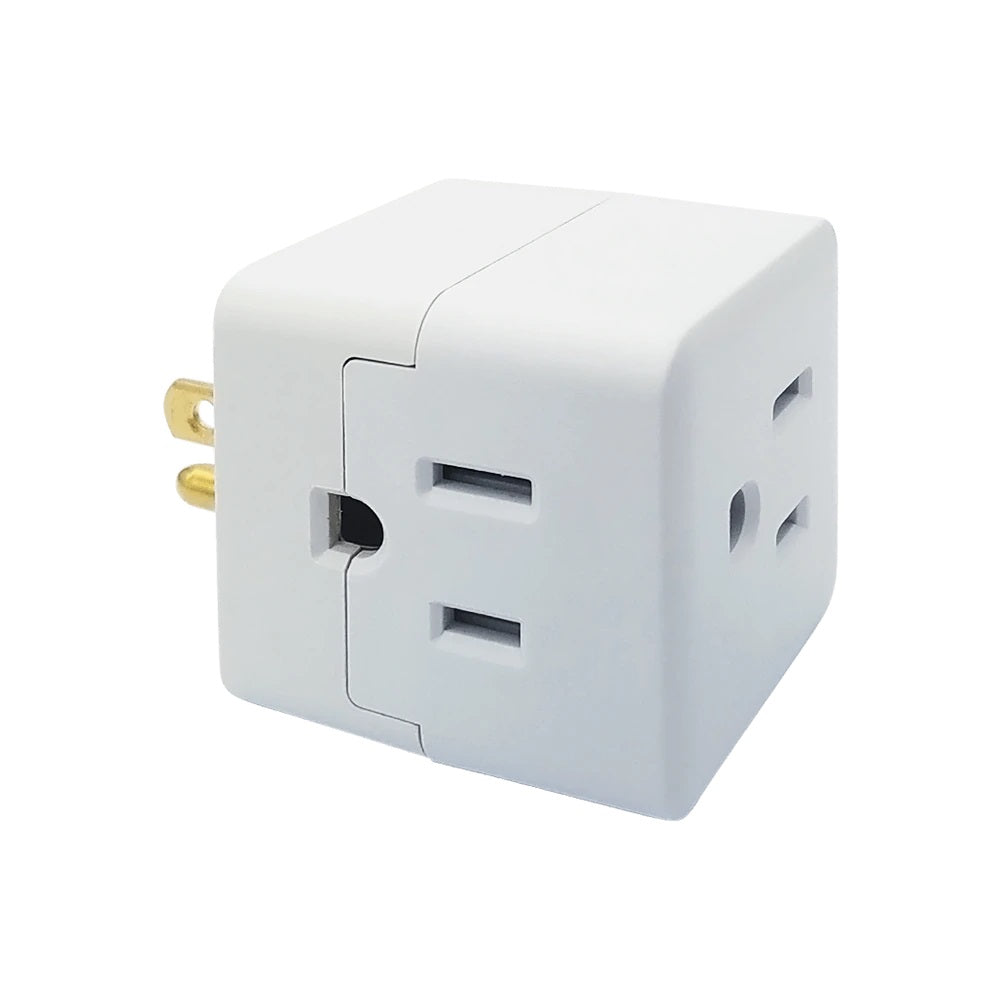 3 Outlet Cube Adapter