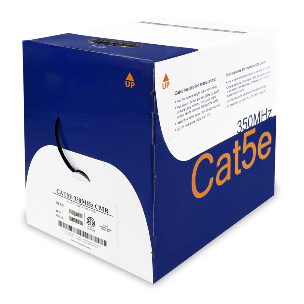 CAT5E Solid Wire Bulk Cable  CMR