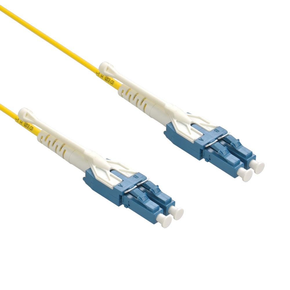 Uniboot LC/UPC LC/UPC Singlemode Duplex OFNR Fiber Optic Patch Cable with Pull Push Tab