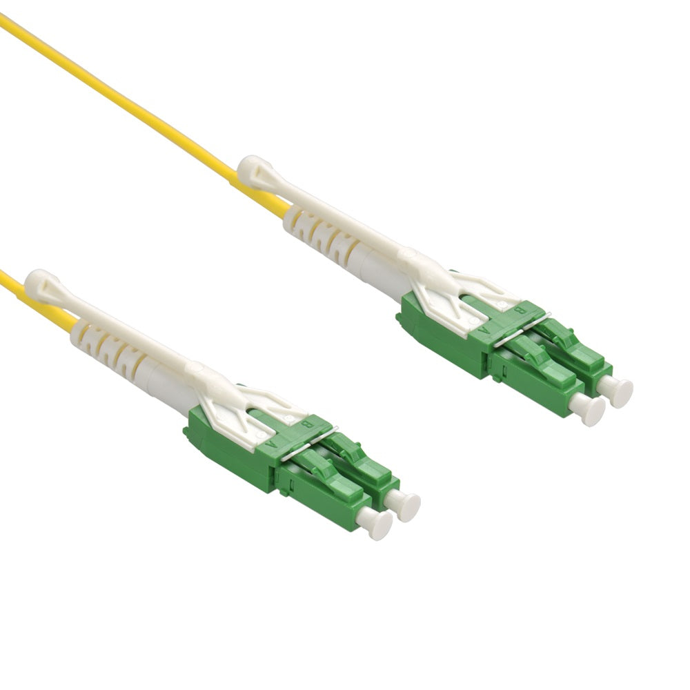 Uniboot LC/APC LC/APC Singlemode Duplex OFNR Fiber Optic Patch Cable