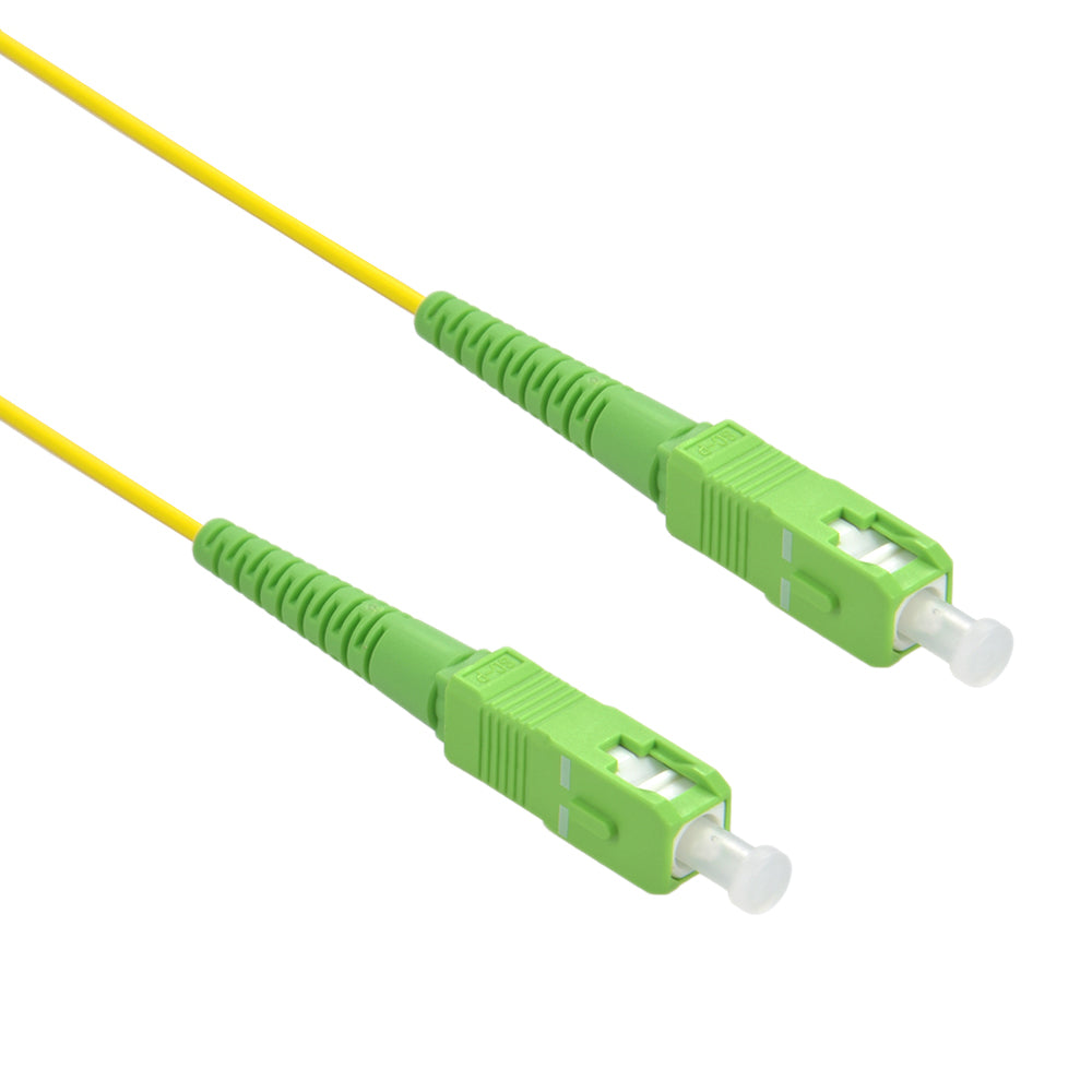 SC/APC-SC/APC Singlemode Simplex OFNR 3.0mm Fiber Optic Patch Cable