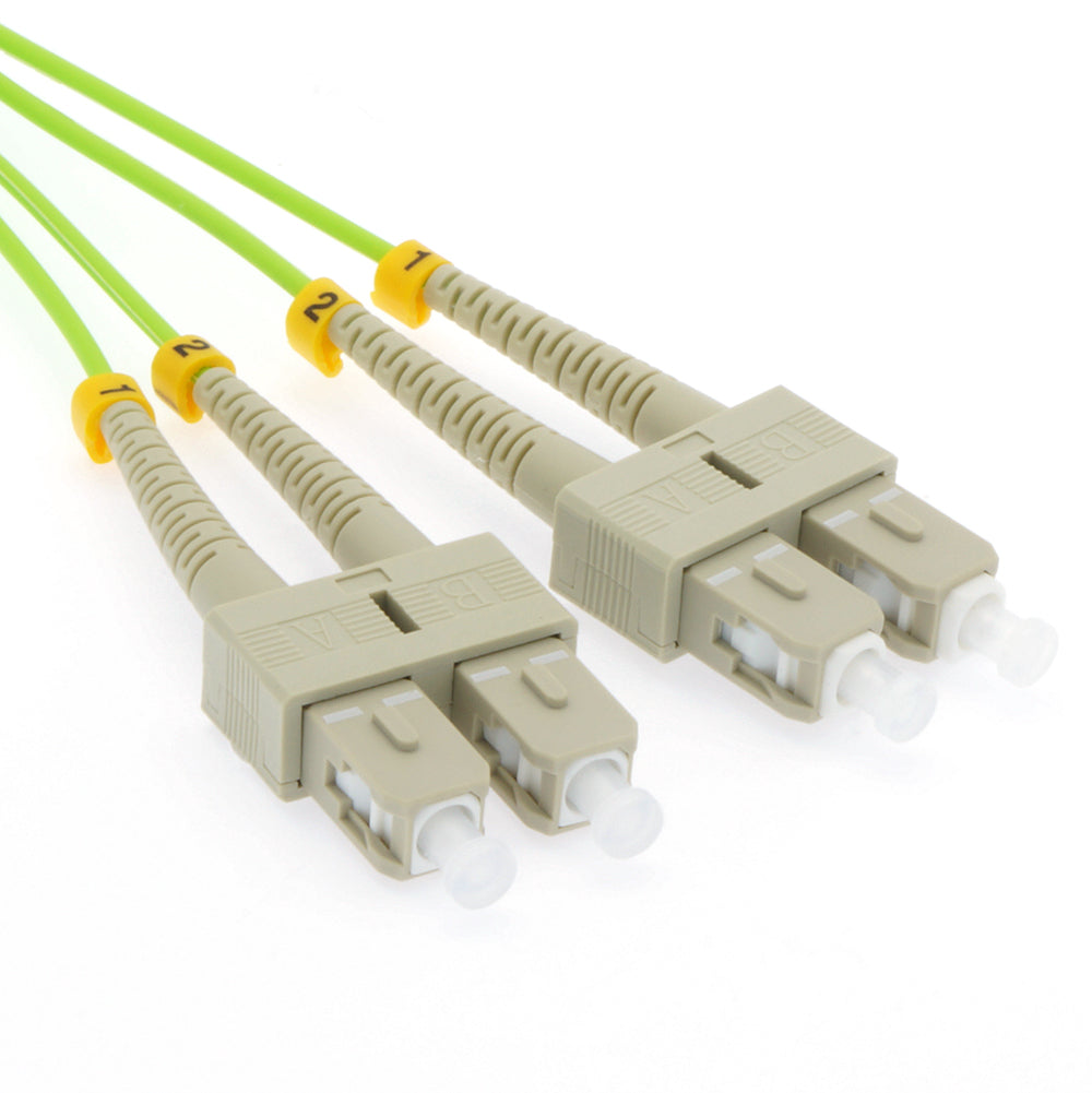 SC/UPC-SC/UPC OM5 Multimode Duplex OFNR 2.0mm Fiber Optic Patch Cable