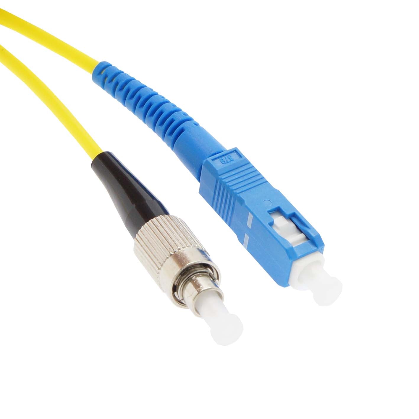 FC/UPC-SC/UPC Singlemode Simplex Fiber Optic Patch Cable
