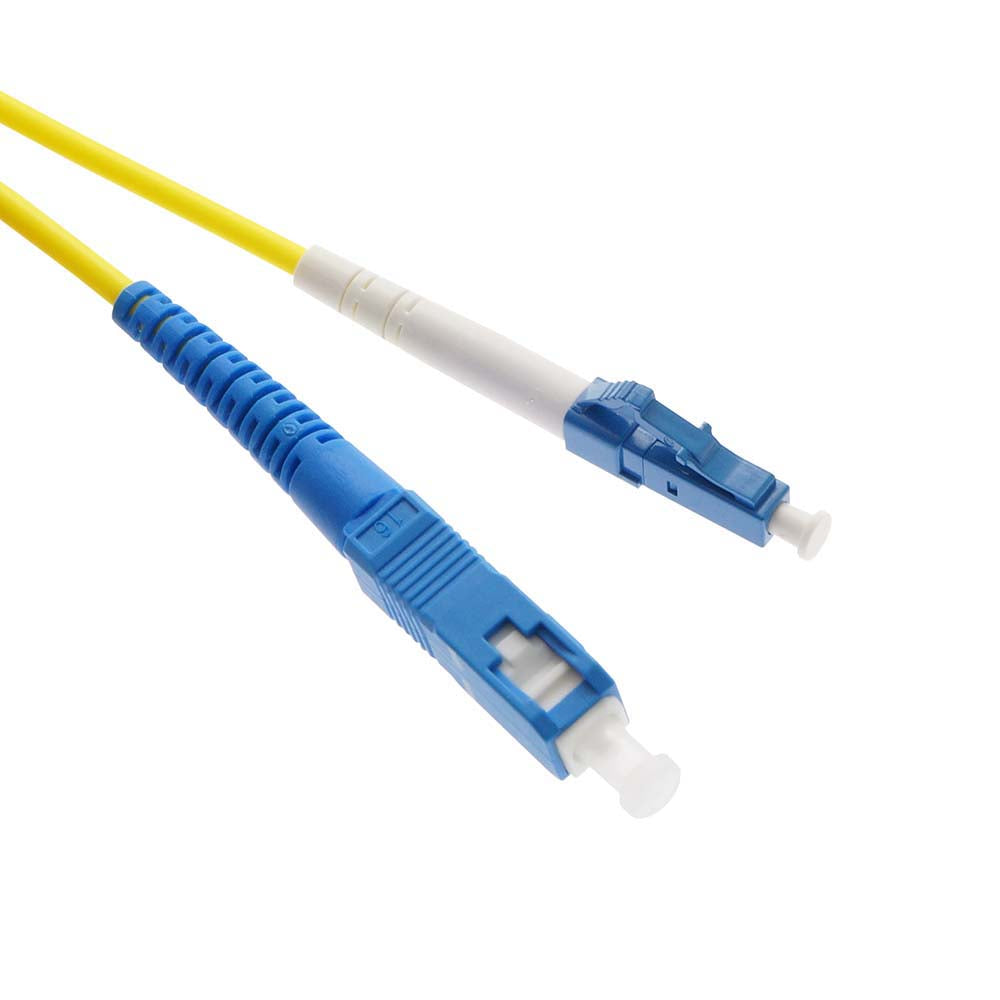 LC/UPC-SC/UPC Singlemode Simplex OFNR 2.0mm Fiber Optic Patch Cable