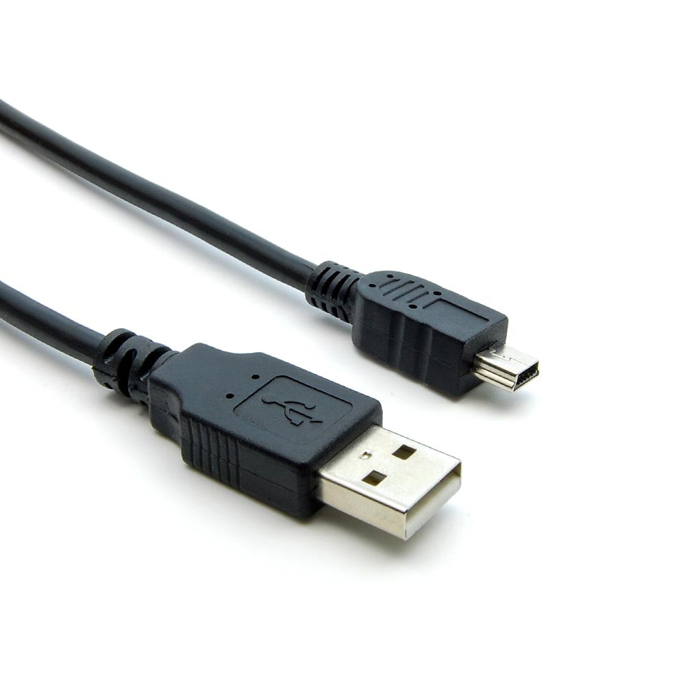 A Male to Mini-B 5Pin Male USB2.0 Cable