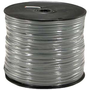 4 Conductor Silver Satin Modular Cable Reel 28AWG