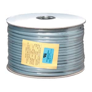 UL 6 Conductor Silver Satin Modular Cable 26AWG