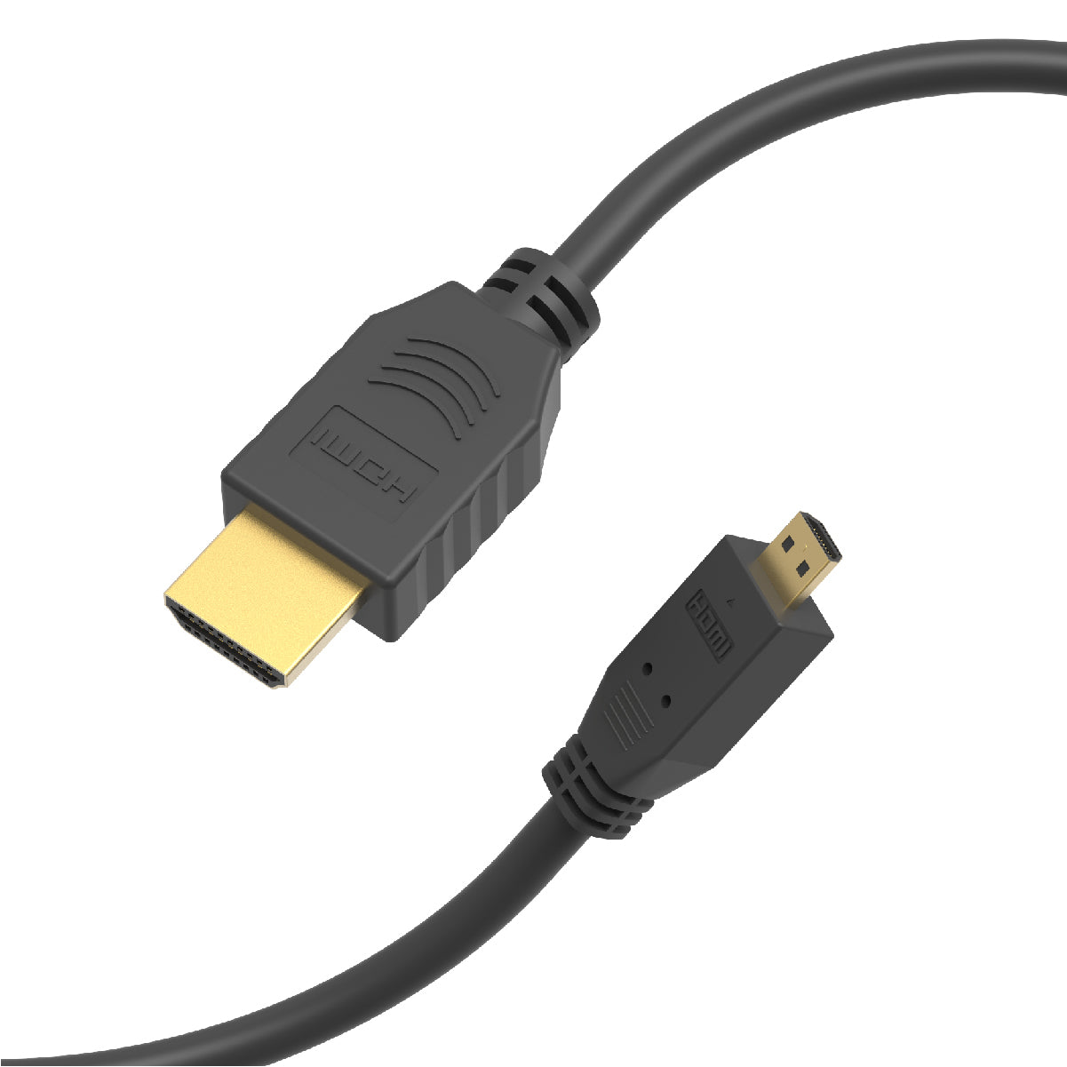 High Speed HDMI Male / Micro (Type D) Male Slim Cable 36AWG 4K