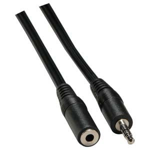 3.5mm Stereo M/F Speaker/Headset Cable