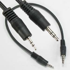 3.5mm Stereo-M/2.5mm Stereo-M Speaker/Headset Cable