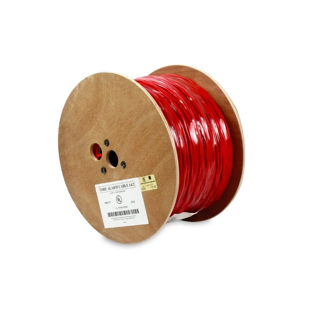 14AWG/2C Solid Shielded Fire Alarm FPLR Bare Copper Cable