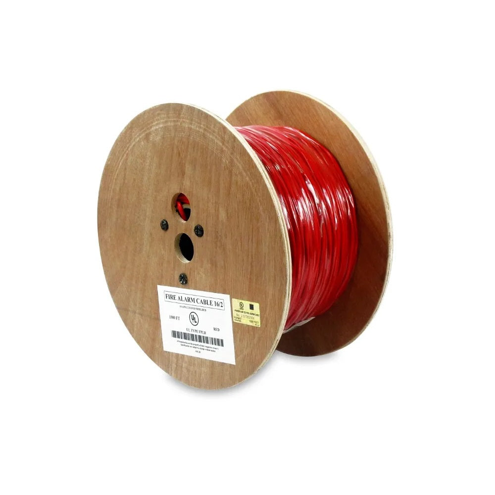 16AWG/2C Solid Shielded Fire Alarm FPLR Bare Copper Cable