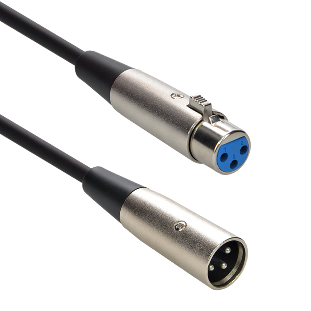 XLR 3P Male/Female Balanced Audio Microphone Cable