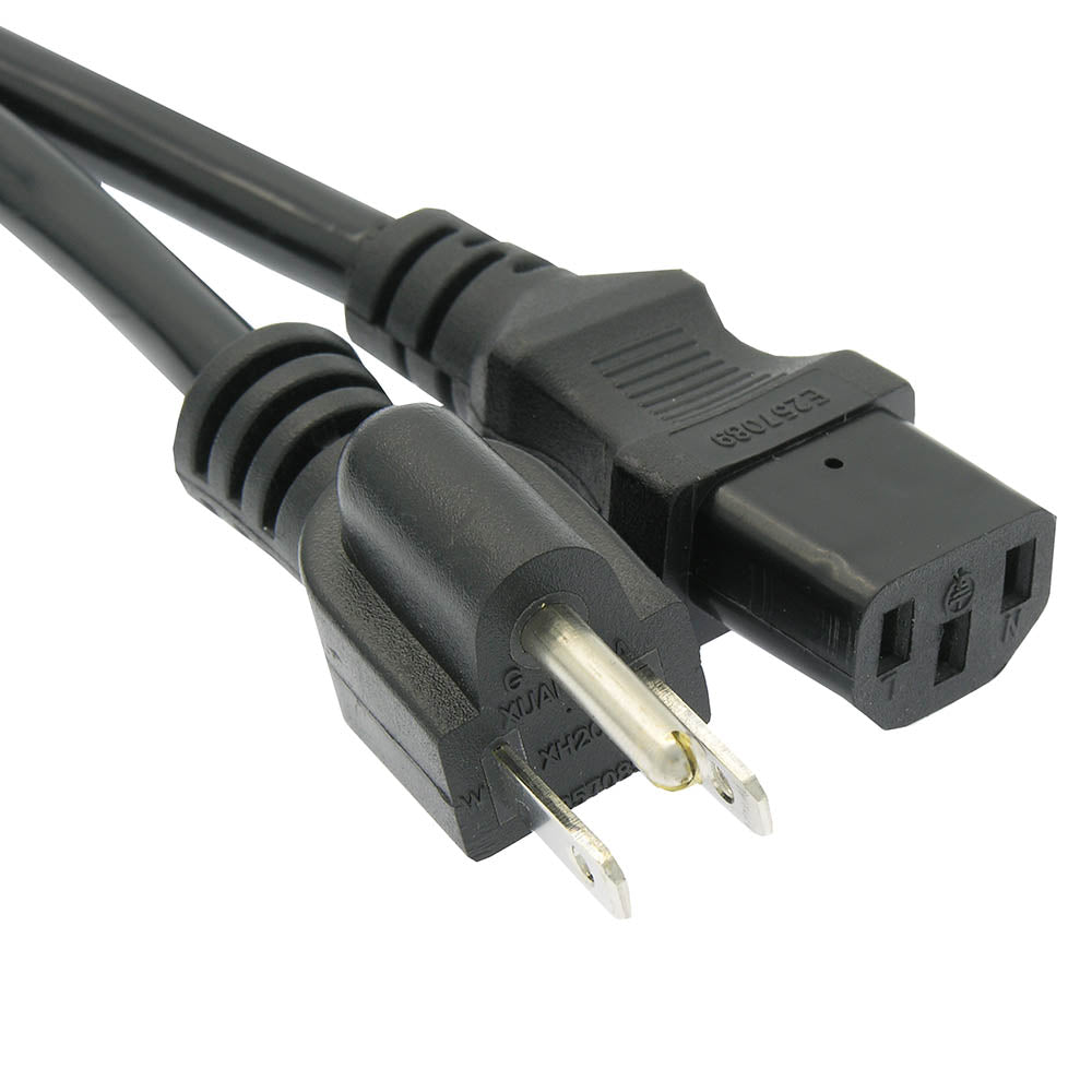 Computer Power Cord 5-15P to C-13  / SJT 14/3