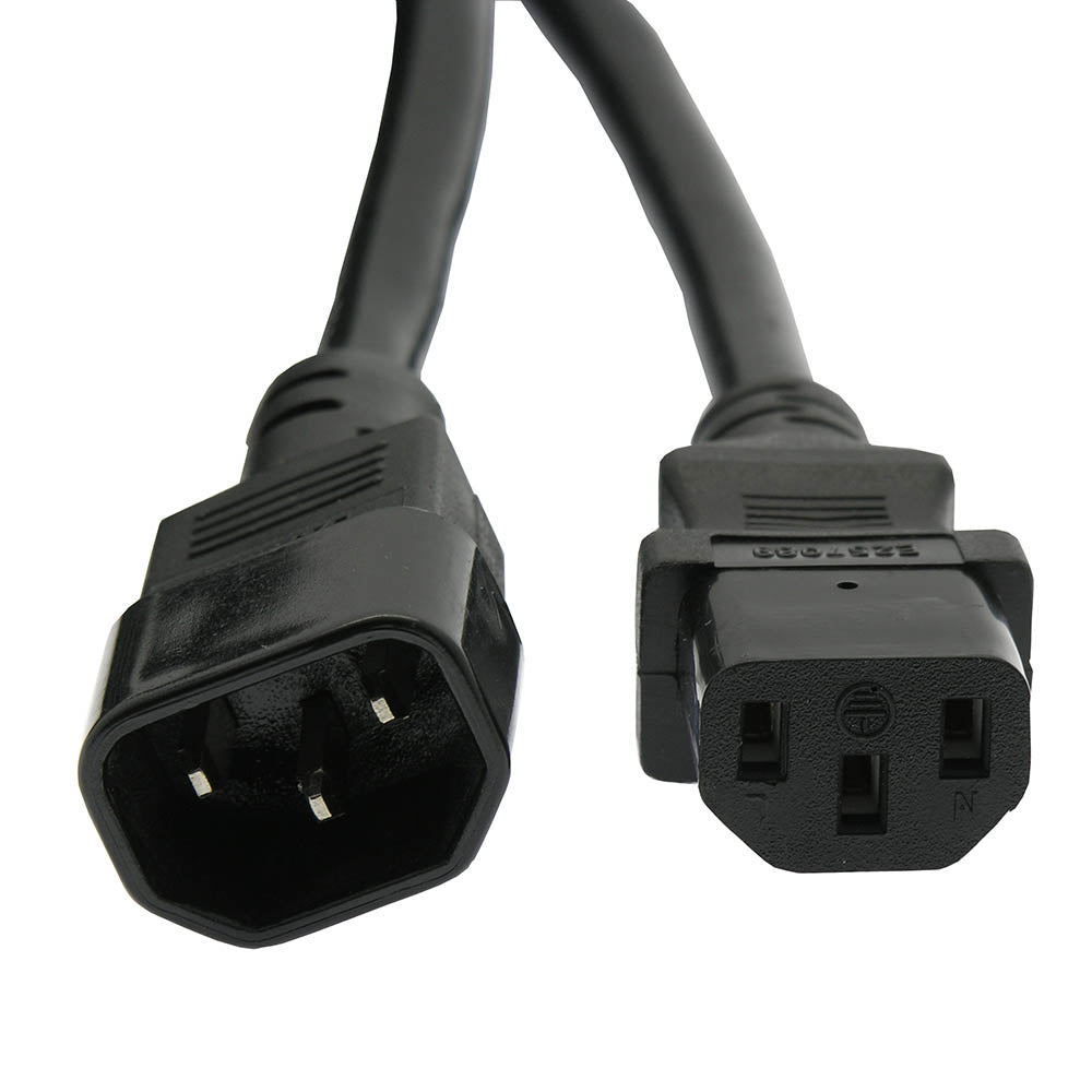 Power Extension Cord C13 to C14 SJT 14/3