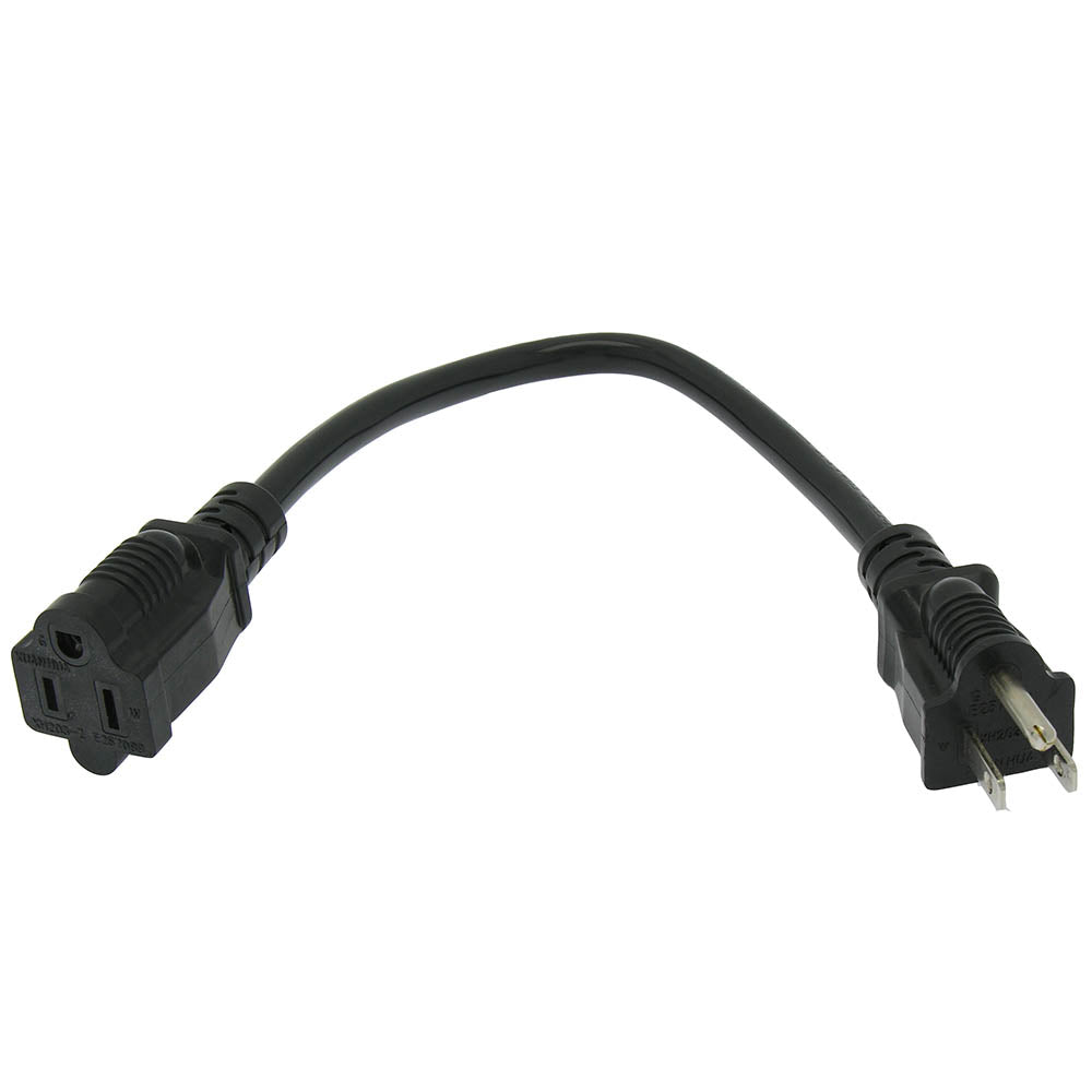 Power Cord 5-15P to 5-15R SJT 16/3