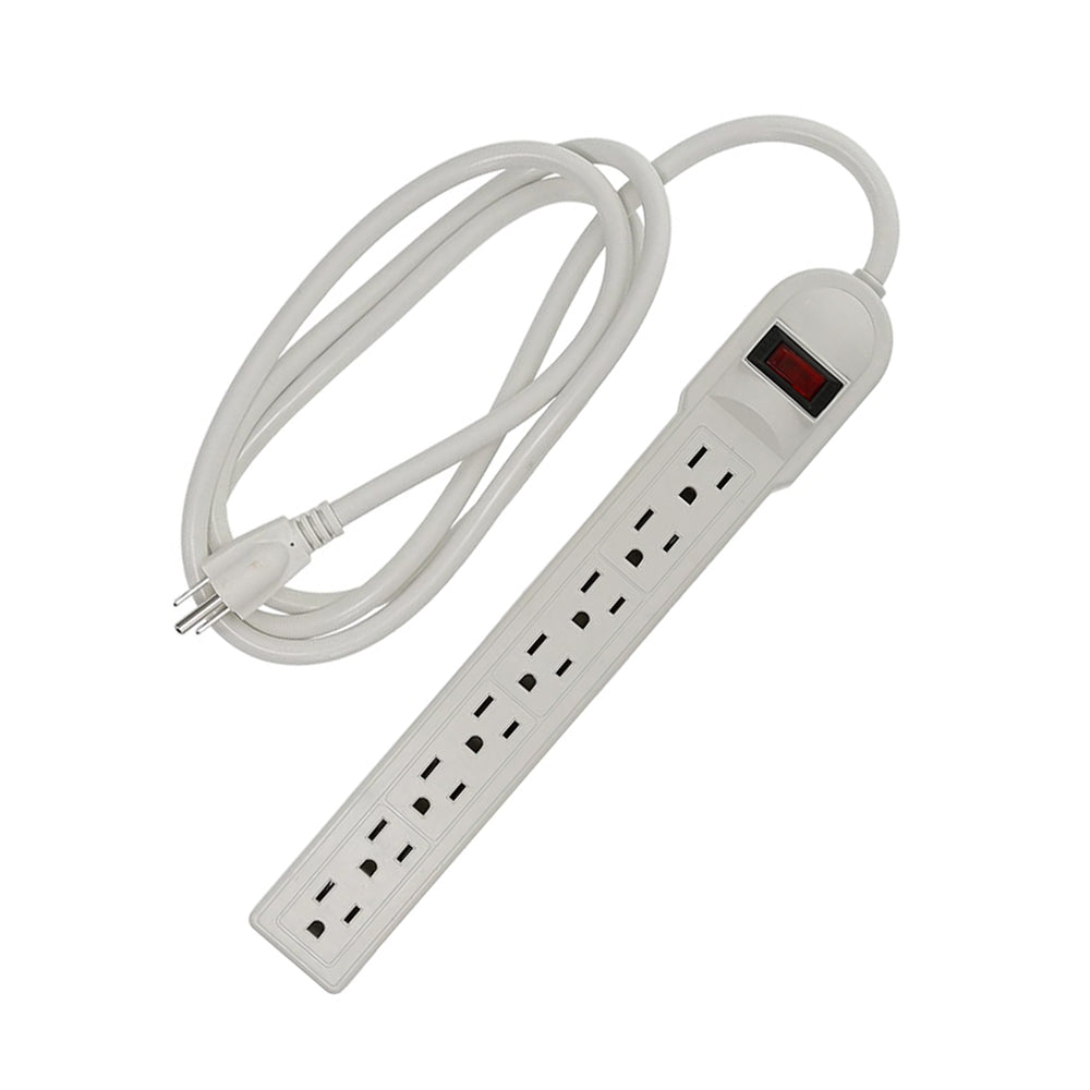 8-Outlet Surge Protector 14AWG/3, 15A, 90J